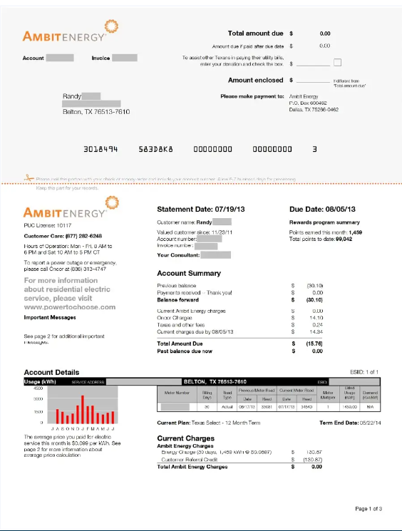  Minol USA business utility bill 